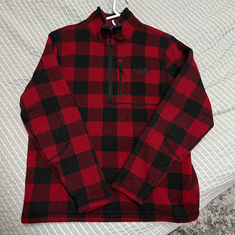 The North Face buffalo plaid fleece